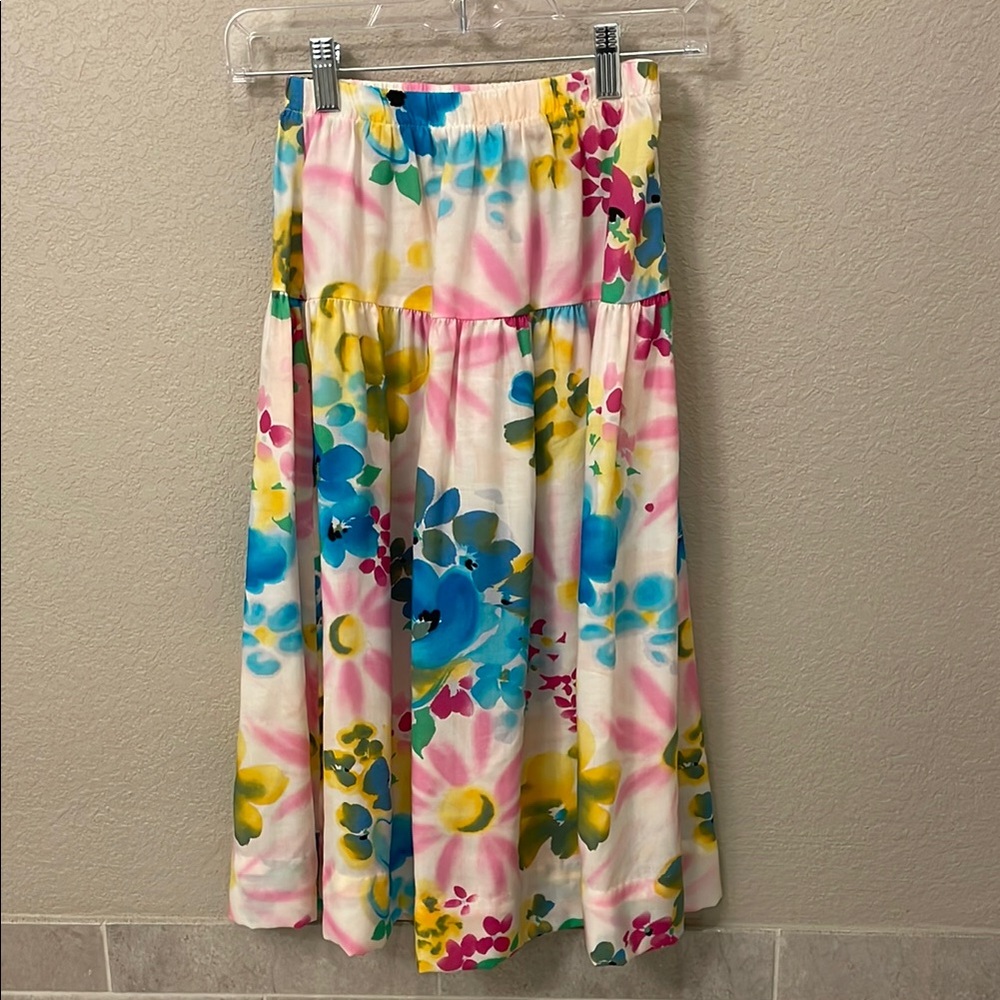 Vintage 90's Floral Women's Skirt